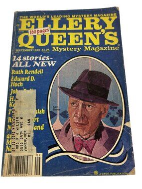 Ellery Queens Mystery Magazine September 1978 14 Stories All New Vintage Collect